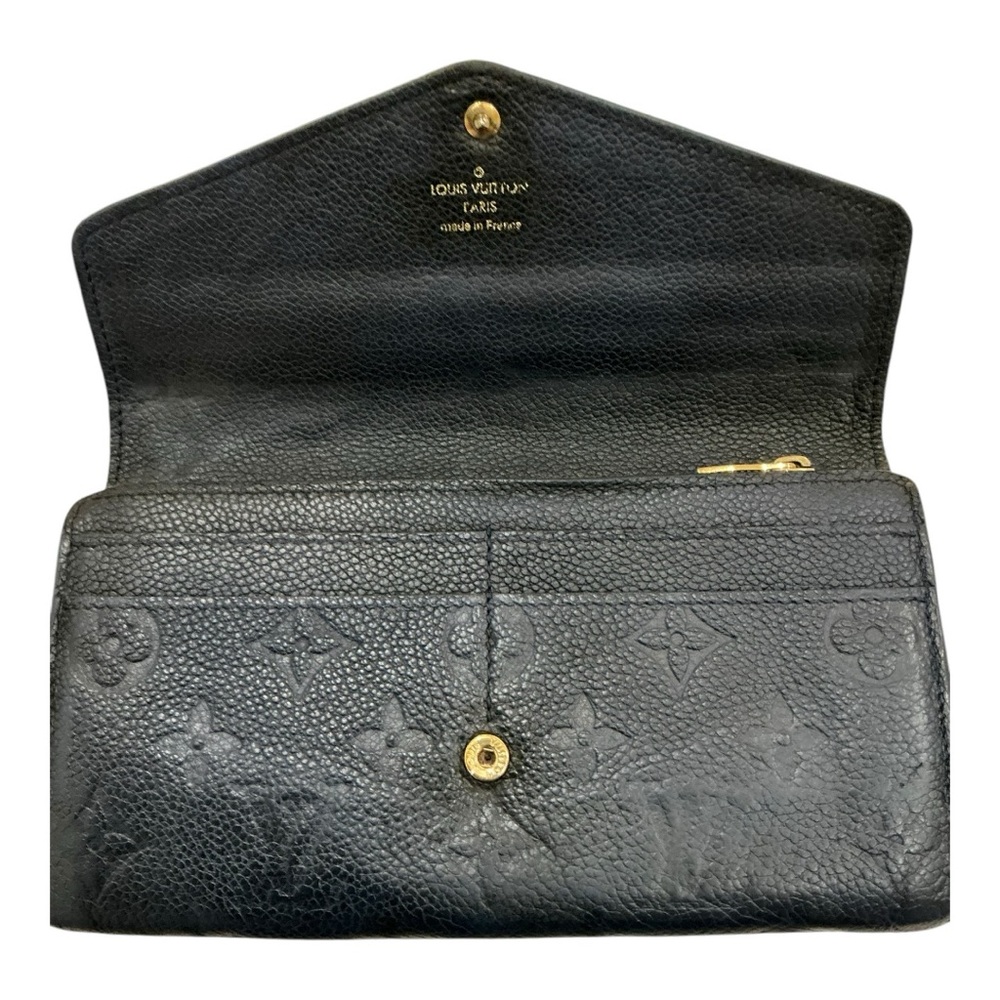 🚫SOLD🚫✨💎LOUIS VUITTON💎✨Marine Empriente Leather Sarah Wallet - Picture 4 of 16